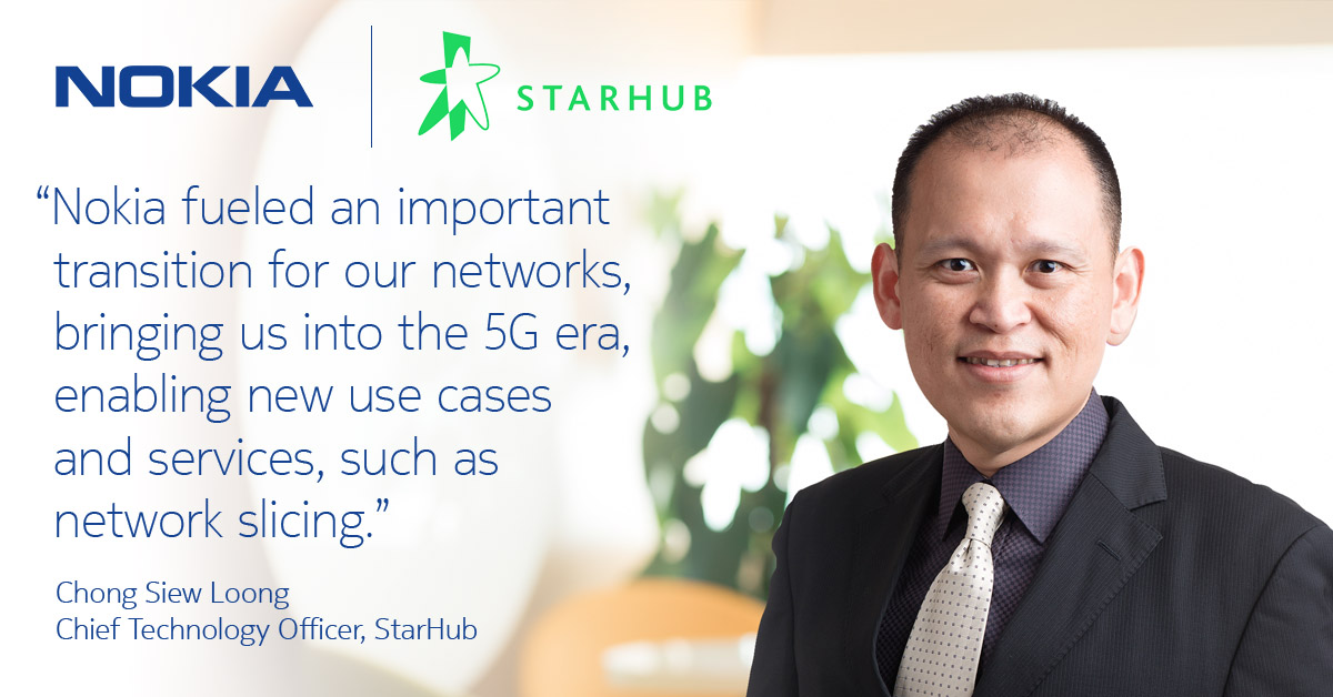 We are delighted to partner with <a href="/StarHub/">StarHub</a> to expedite standalone #5G services for Singapore customers. The deployment will power device connectivity at scale and usher in game-changing mobility solutions. nokia.ly/3j9sSnR #cloud #IoT