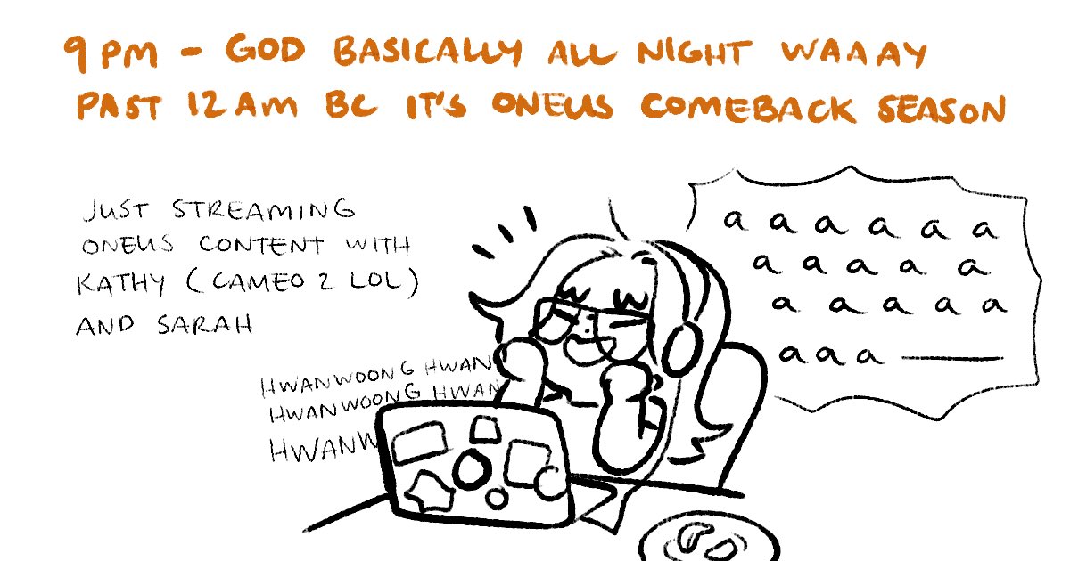 aaand that's 3/3 for #hourlycomicsday thank you for tuning in to my mostly work and @official_ONEUS filled day ✌️
