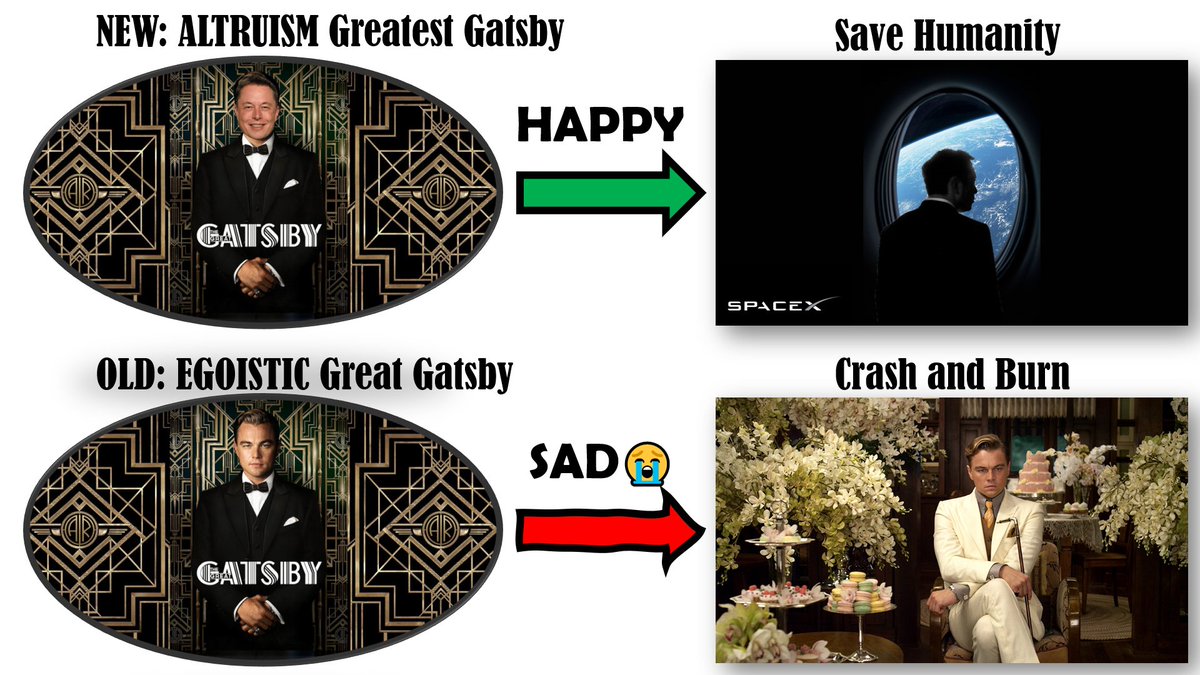 BogusThought's tweet image. One more thing...

The Greatest Gatsby is totally different from the old one.