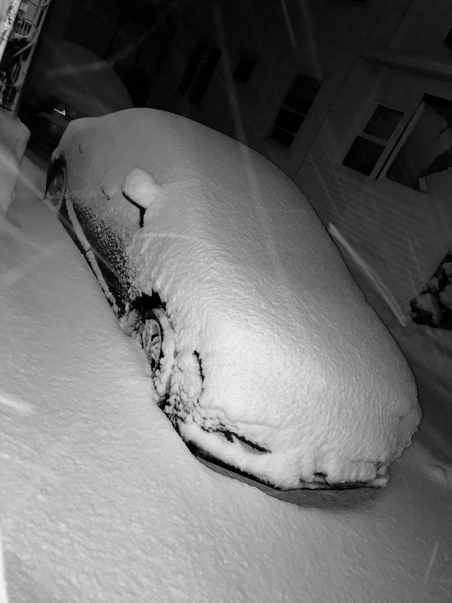 selene422's tweet photo. 2/1/21 - 11:05pm: Nor’eastaH in Massachusetts. 🌨❄️❄️ #Noreaster2021 #noreaster #SnowStorm2021 #snow #FourInchesIsFine https://t.co/PfOGpJXXg1