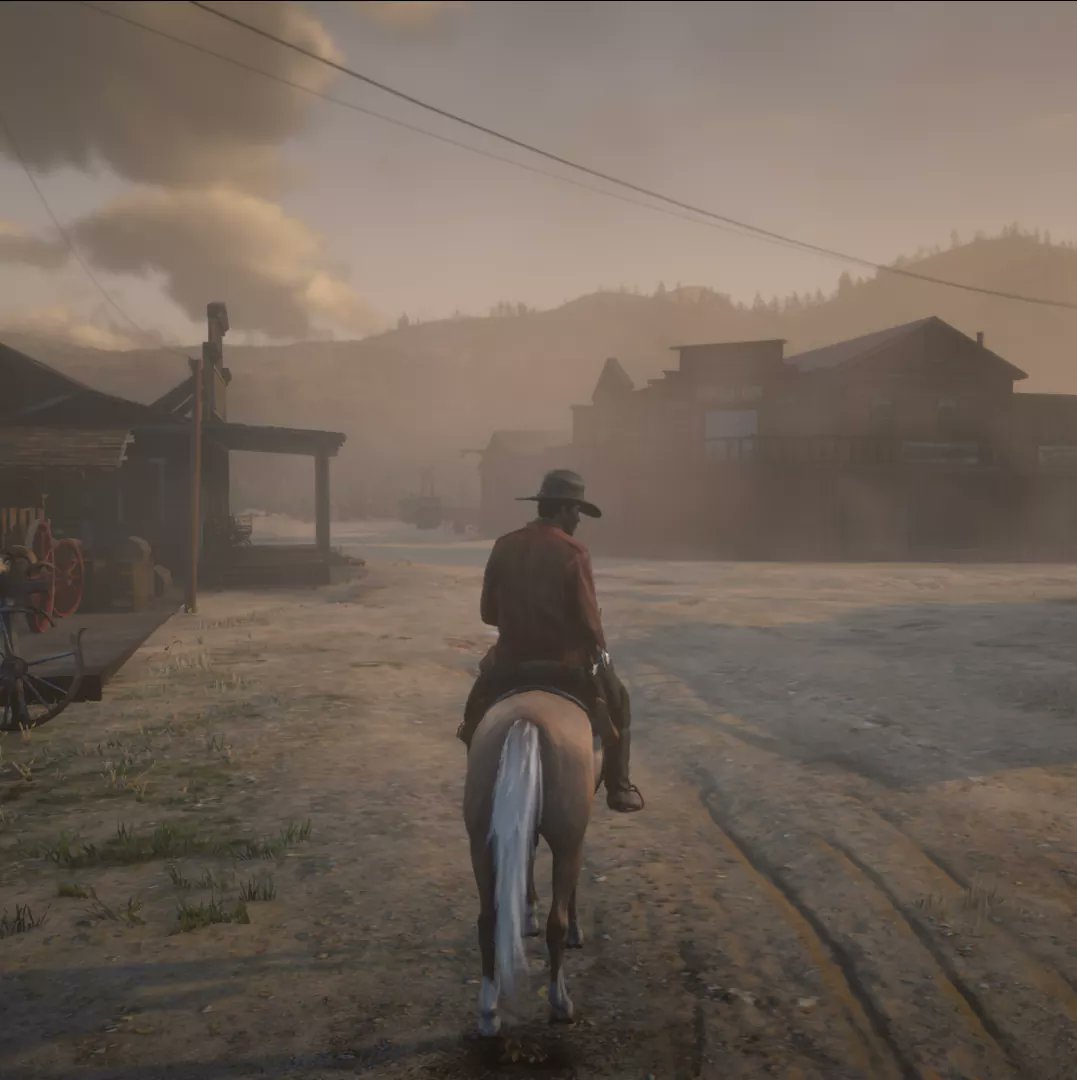 buttonmashpod's tweet photo. ICYMI, if you don't own #RedDeadRedemption2, but would like to play pretend cowboys with your mates, #RedDeadOnline is currently $7.50 on most systems, before it goes up to $30, so grab it while you can. Chris and Roger have been having a blast on PC! https://t.co/esyONQwwuX