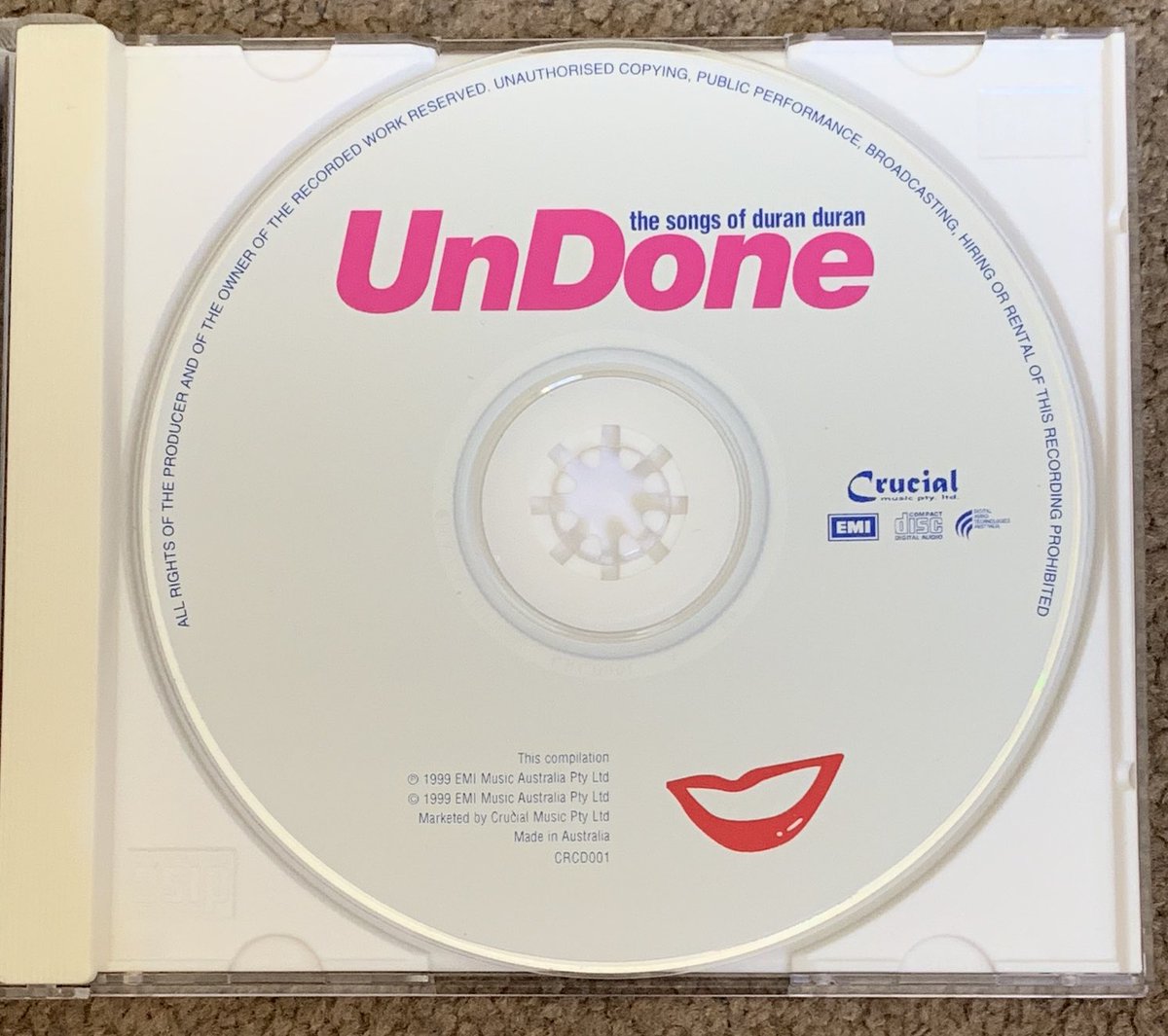 spjury's tweet photo. #KylieMinogue The Songs of Duran Duran Undone. 1999 Australian tribute album featuring The Reflex performed by #Kylie And #BenLee. A brilliant album I picked up in Melbourne in early 2000. Kylie &amp; Ben’s cover version is amazing! #TributeAlbum #CoverVersions #AustralianCD 🇦🇺💿🎶🕺 https://t.co/ysh427K1cs