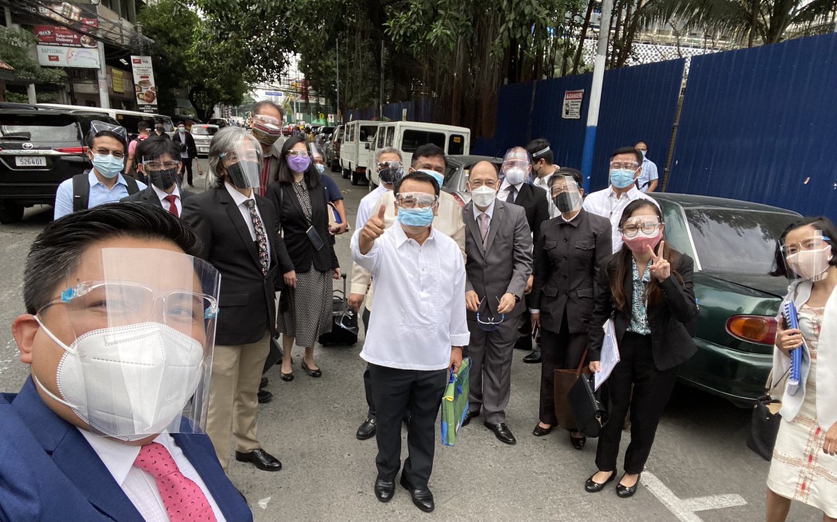 Your Lawyers for the Petitioners ready. #AntiTerrorLawOralArguments