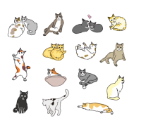 かわいい猫のイラストのtwitterイラスト検索結果