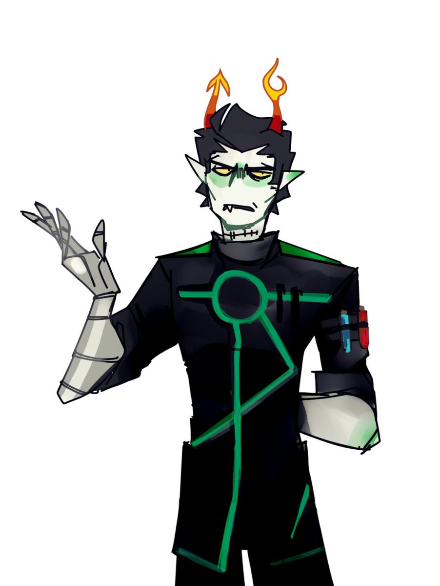 MoriChamberlain's tweet photo. I drew adult Surjon! He's the IllTaker  #fantroll #homestuck https://t.co/3pHWrDdZ8D