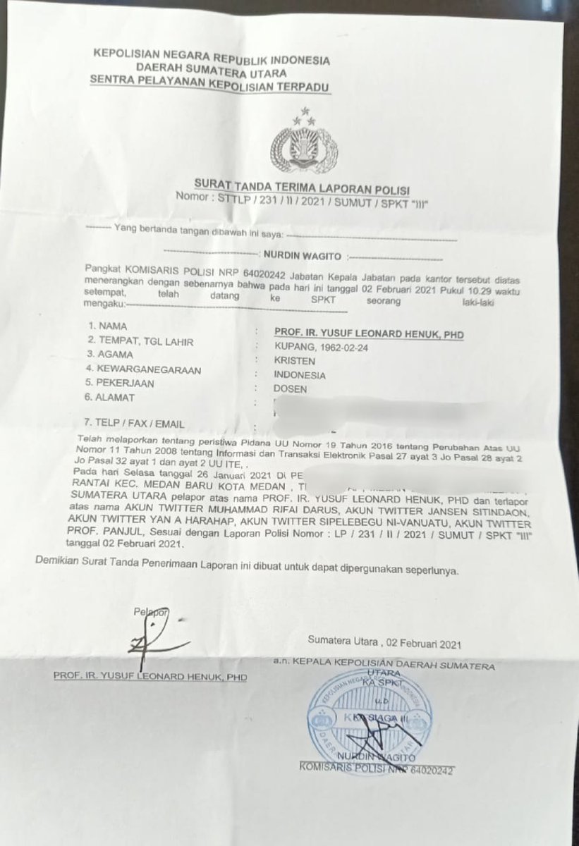ProfYLH's tweet photo. BREAKING NEWS:Terbukti @ProfYLH melakukan "KULAPOR" semua oknum kader @PDemokrat biang kerok penyebar "ISU RASIAL" telah korbankan Si Nababan,@permadiaktivis1 &amp;tentu @ProfYLH, sehingga Hukum harus ditegakkan agar semua yang salah harus dipenjarakan agar beri pelajaran bagi semua. https://t.co/W4dFPnCHtA