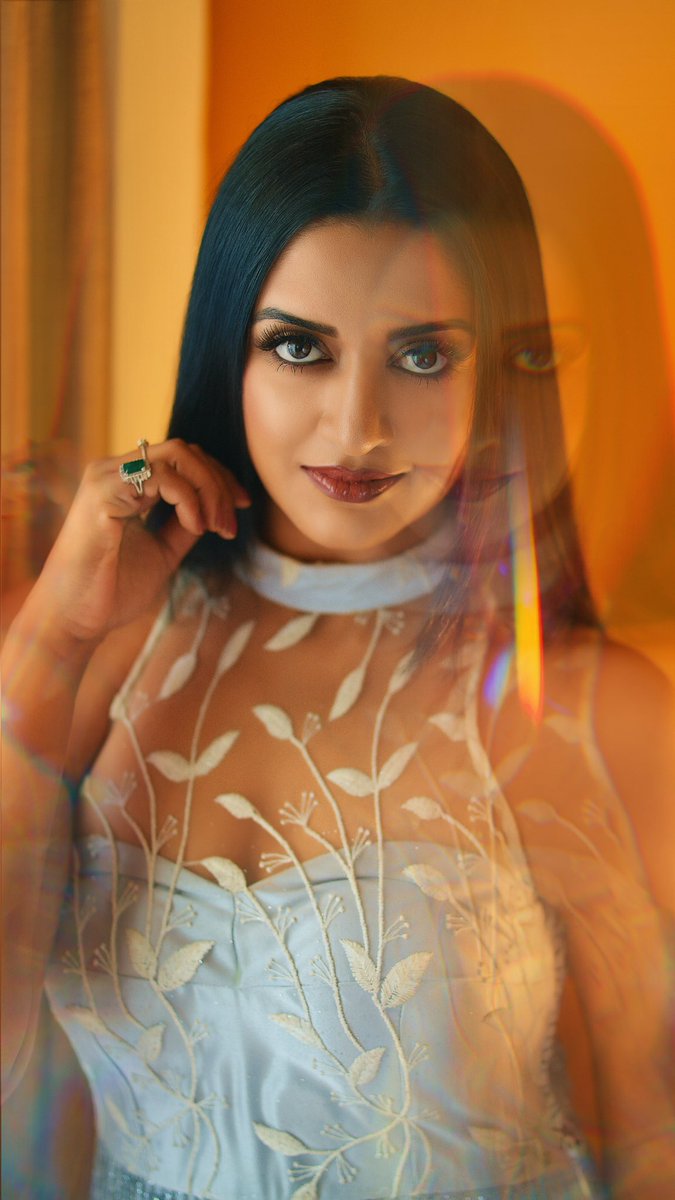 Vimraman's tweet photo. Being blurry has its own Beauty 🌈
📸 @Maheshwarunn 
#mua @makeupibrahim 
#studio149 #vijayraghavan https://t.co/tC34r6IFRR