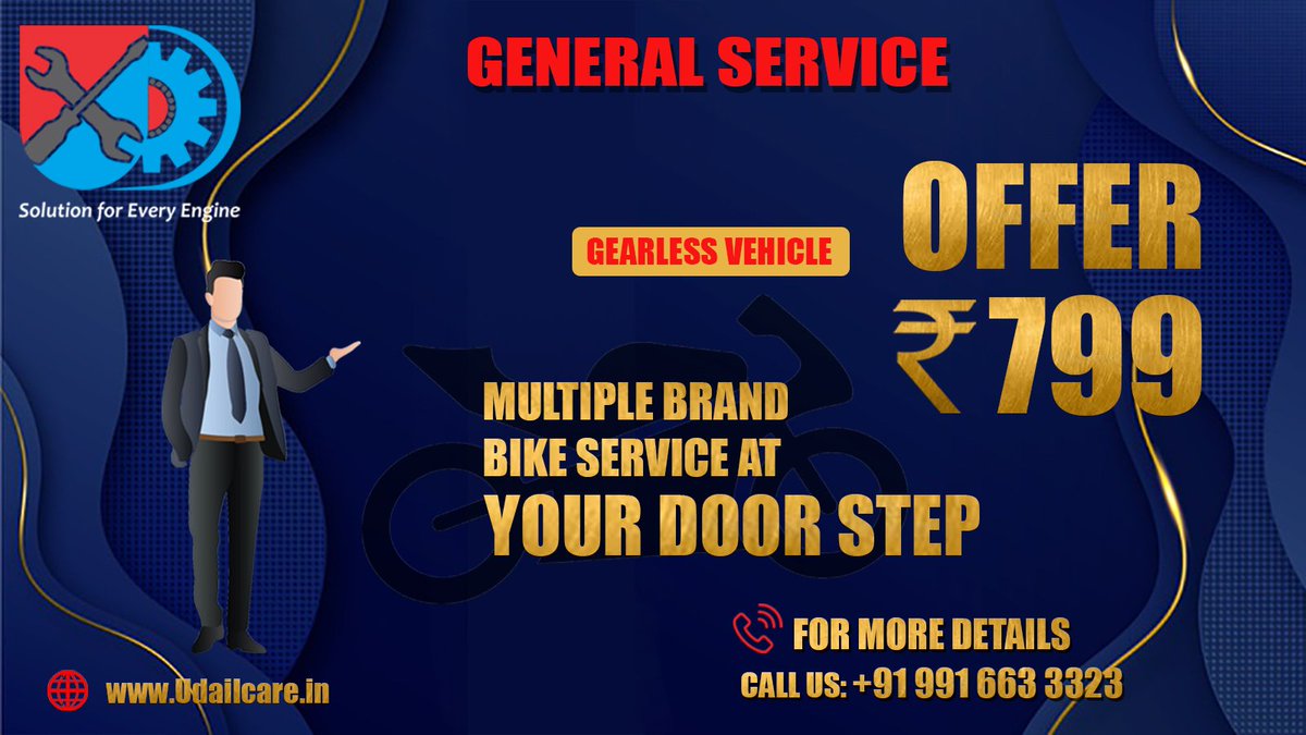 udailcare's tweet photo. We Provide Trusted Bike Services🏍 Which Makes Us to Gain Loyal And Valuable Customers Like You.
Save Your Time⏱, Save Your Money💸 By Booking With Udailcare.
#udail #udailcare #digitalmarketing #india #bangalore #bike #bikeservices #nearbyme #799offer #doorstep #trending https://t.co/pKM6FfCxmB