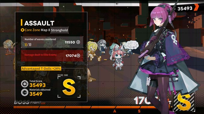 Final day of GFL Theater. This is my highest score with the most CE stacking i could do. Kinda sad it<a href="/tag/girlsfrontline"class="tags"><span>#girlsfrontline</span></a>