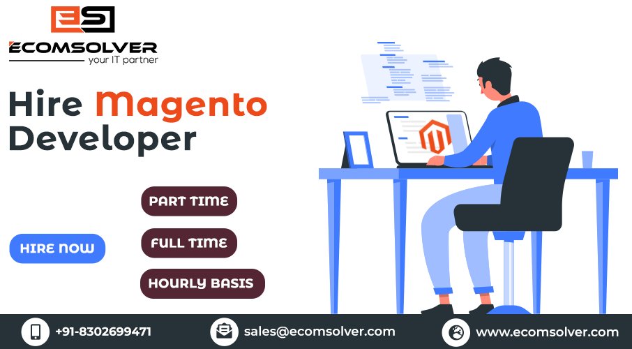 EcomsolverL's tweet photo. #Hire dedicated #Magento developers from #Ecomsolver for #eCommerce, #theme, #plugin, custom #Magento #development services.
Hire Now @https://bit.ly/3cwzHyh
Call - 8302699471
#webdevelopment  #developer #javascript  #magentoextension  #magento2 #Ambani #TSeries #StocksToWatch https://t.co/BgkyVoti8y