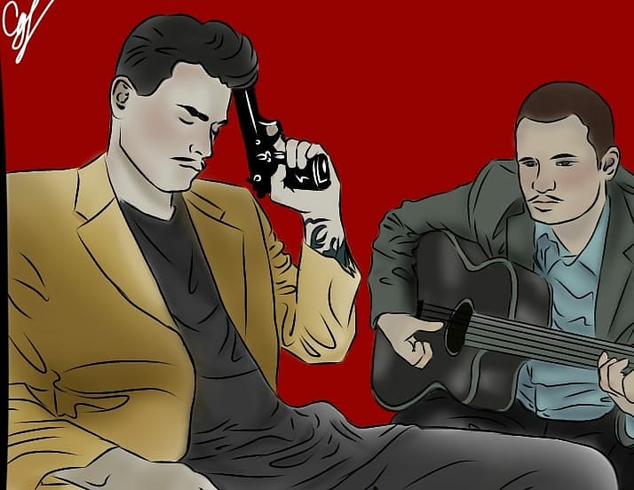 flaming__demon's tweet photo. 🎸Картель Пабло и Марьячи🔫
#ЮликиКузьма) 
#художник (нет) 
@juliusspeak https://t.co/4thBUDl8tb
