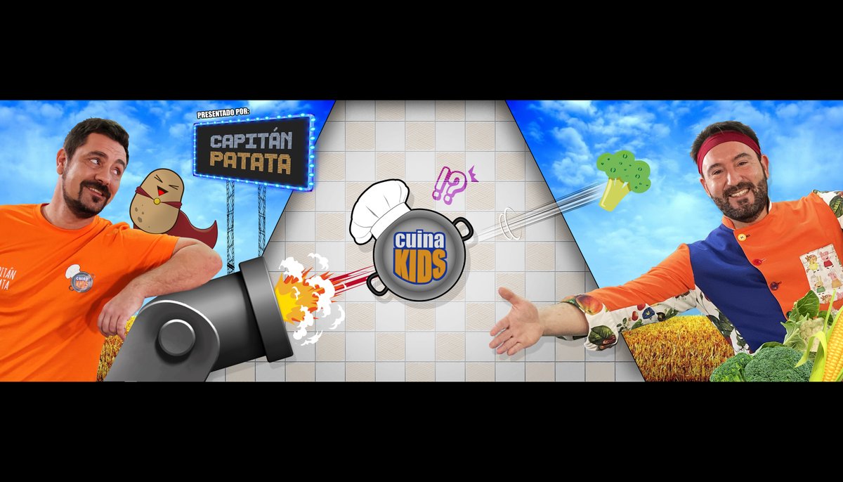 cuinakids's tweet photo. ¿Cómo no van a disfrutar los niños y niñas con estos dos? Cocina, didáctica y diversión en nuestra escuela de cocina online, con el #CapitanPatata a los mandos y #Pelu como maestro de los fogones 👨‍🍳 https://t.co/ZLEledDwdc 🥳#CuinaKids #EscuelaDeCocina #Gastronomia #Valencia https://t.co/tplOZGtAhO