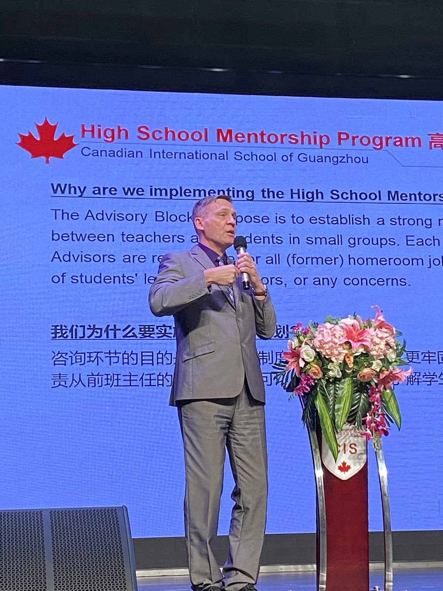 howardstribbell's tweet photo. So proud of the growth and development of @CIS_GZ - stronger and stronger every year! @RehmanGary https://t.co/g9Lb7Bz9II