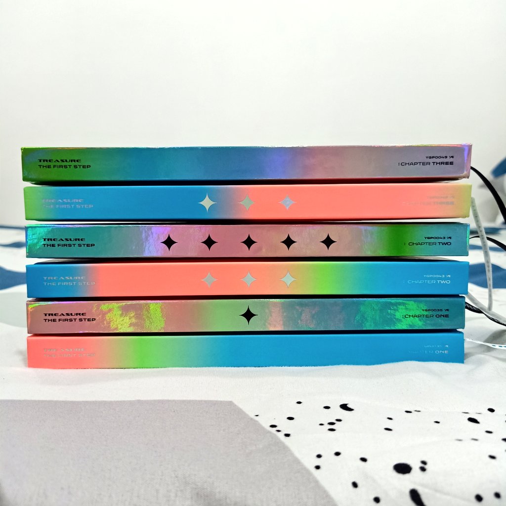 XXXXIX87's tweet photo. yeeeeeey!! got my Treasure Chaps 2&3 albums today #From131Street!! Complete na albums ko from chaps 1-3 thanks to @131_Street super nice ng mga freebies ๐๐๐ Wait ko nalang yung The First Step full album ๐ฅฐ๐ฅฐ๐ฅฐ
#TheTreasureEffect https://t.co/jp5RxDTAV8