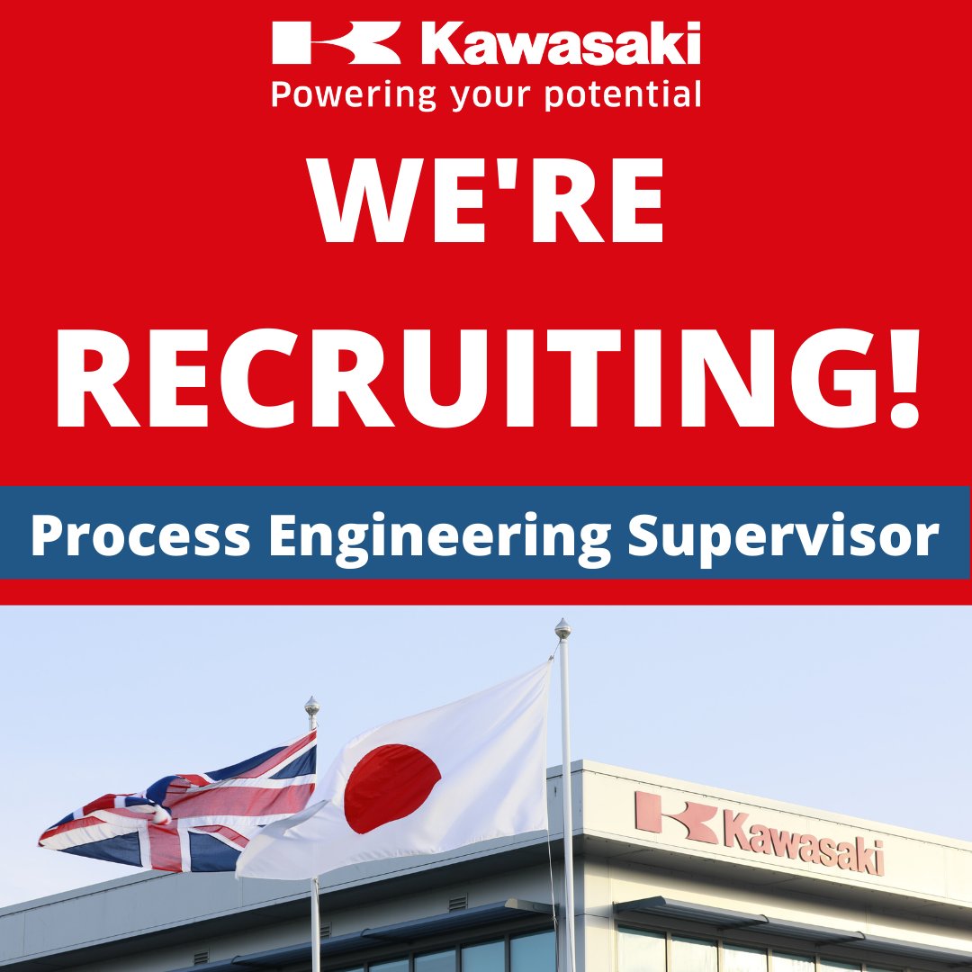 We have an excellent opportunity for a Process Engineering Supervisor at our Factory in Plymouth, UK. 
For more info or to apply for this vacancy please visit:kawasakihydraulics.com/work-for-us/
#workforus #plymouthjobs #plymouthmanufacturing #kawasaki #engineering