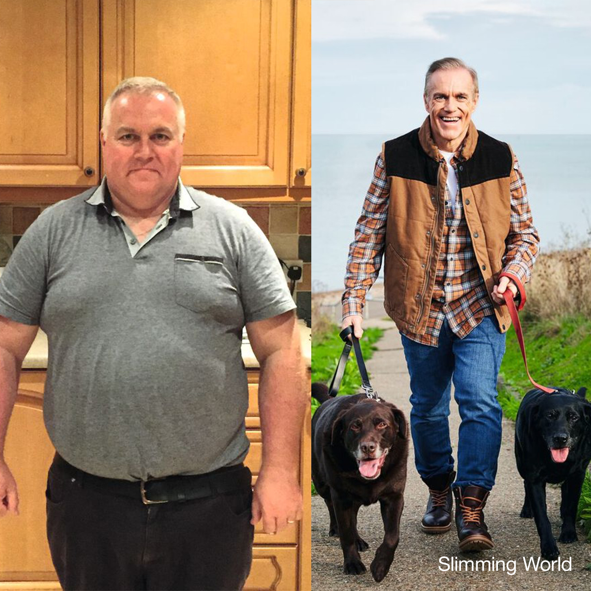 SlimmingWorld's tweet photo. Head to #TheSlimmingWorldBlog to hear how Mike transformed his health! Take the first steps towards achieving your #WeightLoss goals too, and make the most of our offer in partnership w/ @PHE_uk’s #BetterHealth campaign: https://t.co/jN8SLfxdeW https://t.co/HaUCIPgxv0