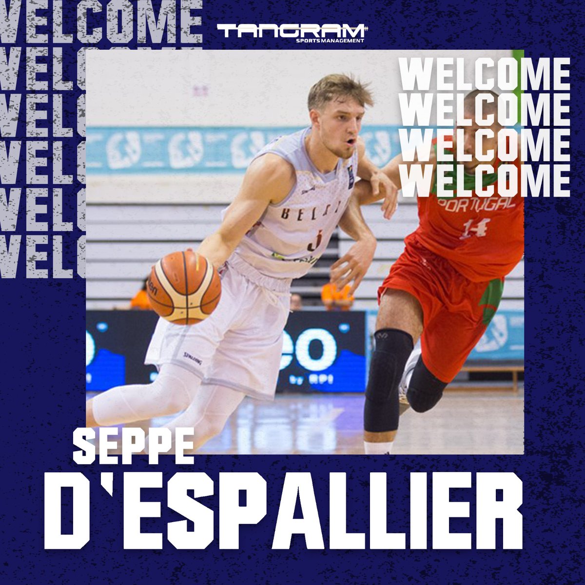 Tangram Sports (@tangramsports) on Twitter photo Seppe D'Espallier joins our Tangram Sports family! 
The Belgian guard is currently playing with @Leuvenbears in the #EuroMillionsBL. 
Welcome <a href="/SeppeDespallier/">Seppe D’Espallier</a>!
#FollowYourDreamsWithUs Seppe D'Espallier joins our Tangram Sports family! 
The Belgian guard is currently playing with @Leuvenbears in the #EuroMillionsBL. 
Welcome <a href="/SeppeDespallier/">Seppe D’Espallier</a>!
#FollowYourDreamsWithUs