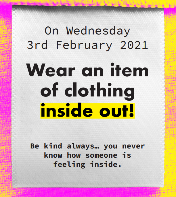 It's Inside Out Day tomorrow where we think about how people might be feeling on the inside. #KindnessMatters