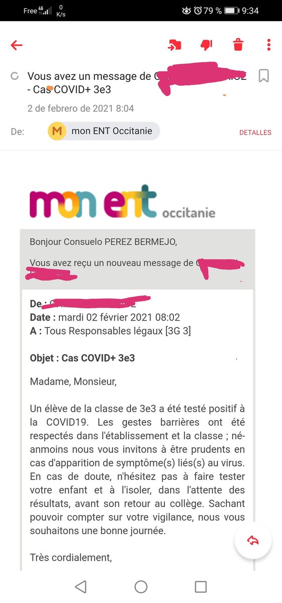CHEPERBE's tweet photo. @PascalPraud @CNEWS  Bonjour!  le virus est arrivé  au collège de la ville de Prades,  (la ville du 1°ministre) Est-il trop tard pour confine?
La responsabilité du testeur incombe aux parents.  Le collège doit prendre des mesures préventives comme  Tex à toute la classe ? https://t.co/LUcdNVr0gD