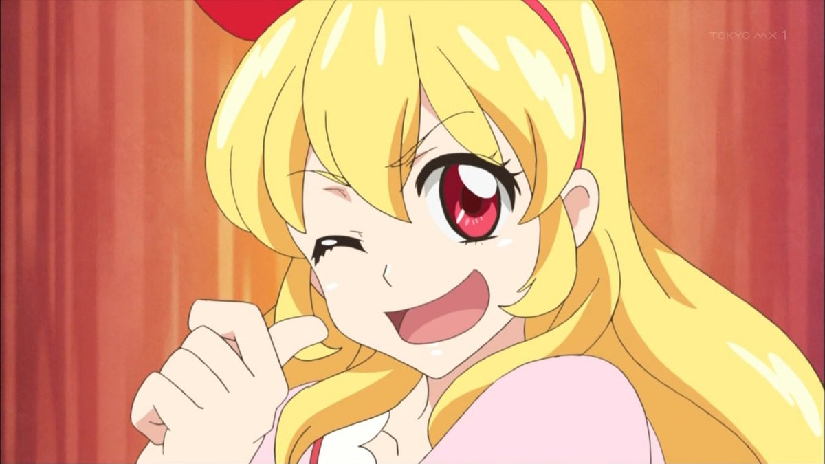 今後度々登場するいちごちゃんジョニースマイルのはじまり♪ #アイカツ