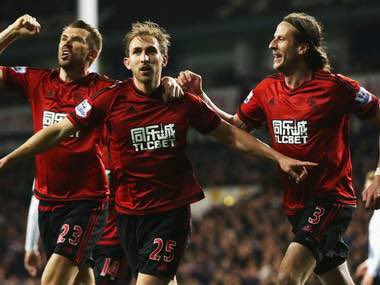 #15He is the only man to score a goal and an own goal in the same Premier League match for West Brom.He did it against Tottenham in a 1-1 draw in 2016 that dented Spurs’ title hopes. Hero.