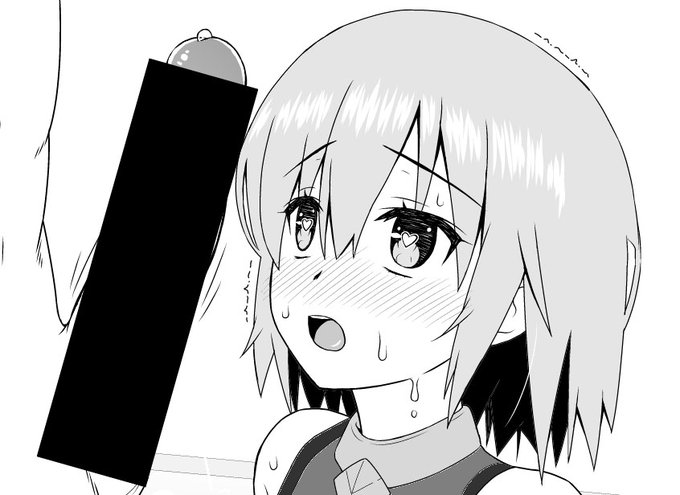 恵方巻に強い関心を持ってしまうマシュ 