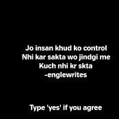 EnglePrem's tweet image. jO insan khud ko contral
nhi kr skta wo jindgi me
Kuch nhi kr sakta