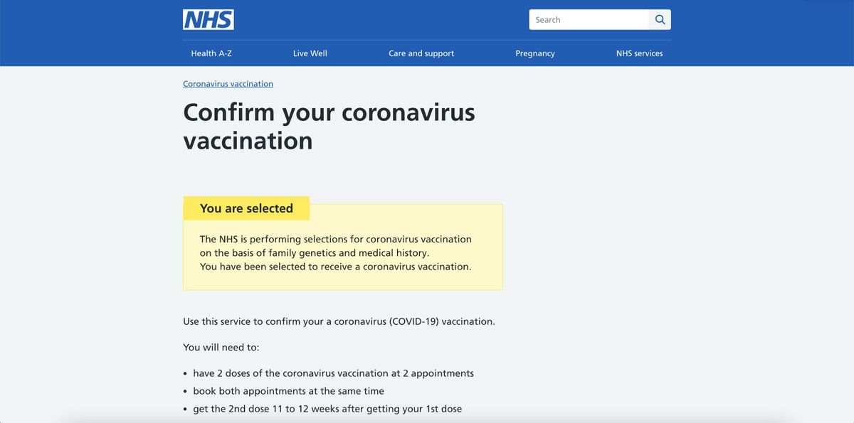 Clicking through, the scam site (left) looks almost exactly like the real NHS website (right). However, it asks for people’s personal and card details