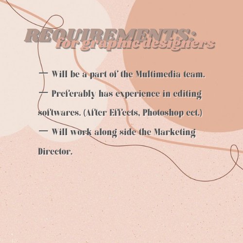 ARTECOSMETICS's tweet photo. ㅤㅤ

                    ARTÉ COSMETICS 
                    STILL open for HIRING 
                    the following: 

- Graphic Designers
- Costumer Service Staff

                   answer form here
                   ↳ https://t.co/6vpmIUR7GB https://t.co/DpBWLVmbBE