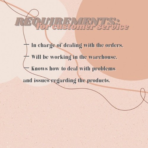 ㅤㅤ

                    ARTÉ COSMETICS 
                    STILL open for HIRING 
                    the following: 

- Graphic Designers
- Costumer Service Staff

                   answer form here
                   ↳ docs.google.com/forms/d/e/1FAI…