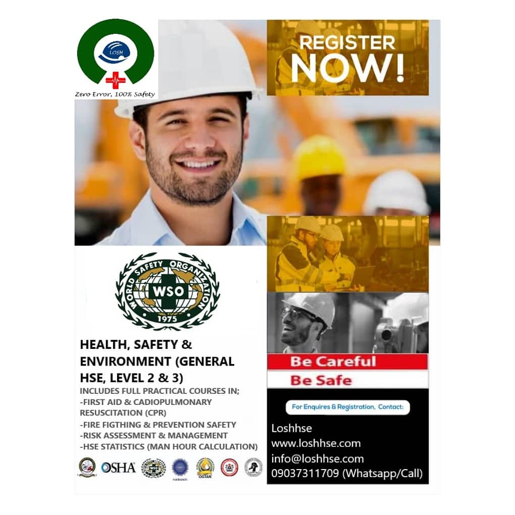 loshhse's tweet photo. Become and International Certified Occupational Safety and Health Professional, for more information please visit; https://t.co/6BLMWQrf5l or contact us via Call/WhatsApp on +2349037311709. https://t.co/nSZytPnFdd