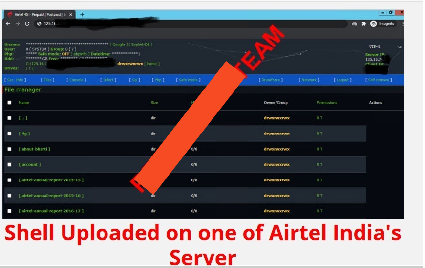 rajaharia's tweet image. Another Big Data Breach? A Hacker Group alleged uploaded &quot;shell&quot; in @airtelindia Server. Now selling all India Airtel subscribers data including Aadhaar Number. Posted 2.5 Million as sample data. (in Jan 2021)
#InfoSec #DataLeak #GDPR #databreaches #dataprotection #DataPrivacyDay