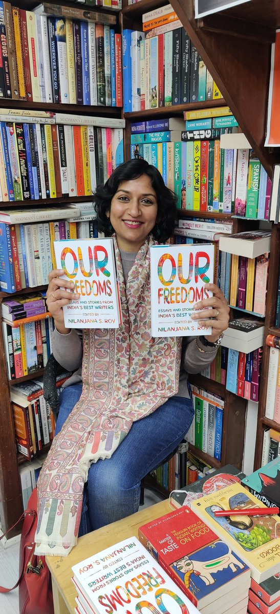 Bahrisons_books's tweet image. Lovely morning at the store full of bookish conversations and author signings with @nilanjanaroy and @AanchalMalhotra to welcome #OurFreedoms📚

@juggernautbooks 
#ReadwithBahri