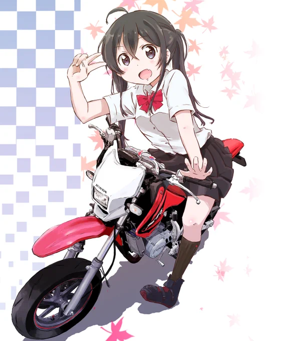 #ツインテールの日 
 #バイク毒妹
オリジナル縛りで 
