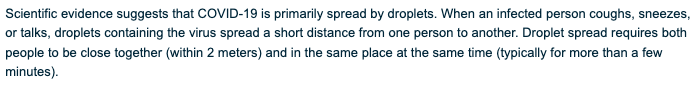 From the beginning of the pandemic we have been consistently told to wash our hands, distance and not touch our faces. https://www.health.govt.nz/our-work/diseases-and-conditions/covid-19-novel-coronavirus/covid-19-health-advice-public/about-covid-19