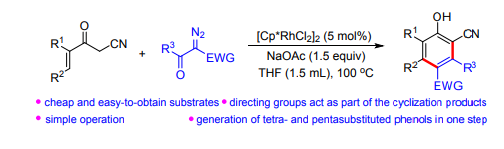 AdvSynthCatal's tweet photo. Just accepted communication by Kelu Yan, Hua Wang, and co-authors: #Synthesis of #Polysubstituted #Phenols by #Rhodium‐Catalyzed C−H/#Diazo Coupling and Tandem #Annulation https://t.co/pmZDb4FL1E https://t.co/w9ureTFZot