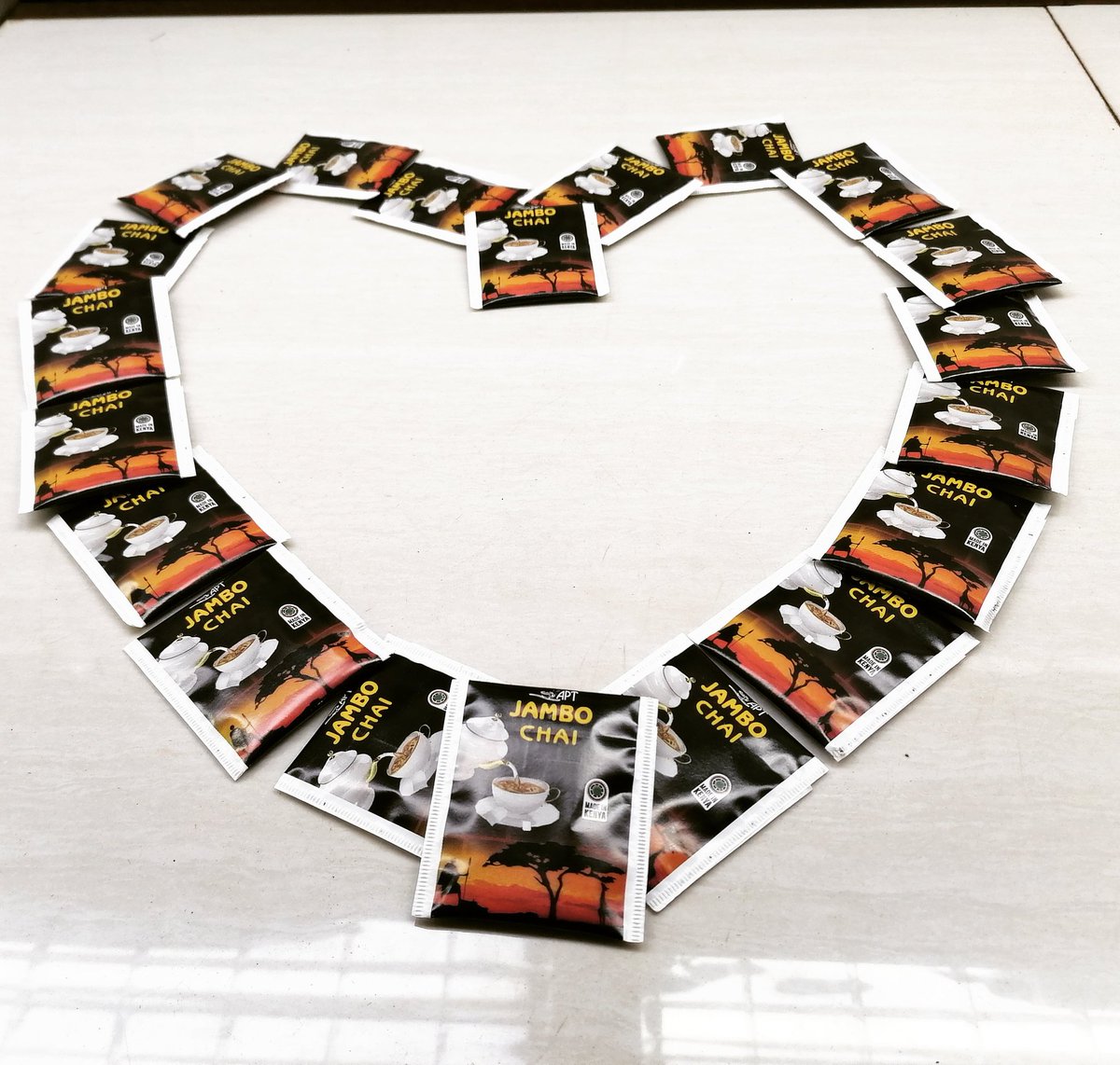 It's that month ❤️ and we are spreading nothing but love 😍.

Happy February to you all, Jambo Chai with Love, to you all.

#AptTeas #Tea #KenyanTea #JamboChai #GoldInACup