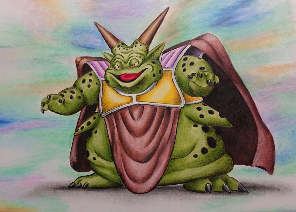 ケイ Dq10 紅蓮の魔剣士 Pa Twitter さあ来るがよい 私の本当の恐ろしさを見せてやろう 色鉛筆で魔王ムドーを描きました 専用 Bgmはお気に入りの1つです Dq10 Dqx ドラクエ10 ドラクエx ドラクエ イラスト 色鉛筆画