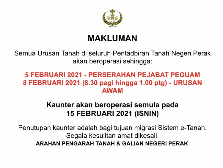 Pejabat Daerah dan Tanah Selama (@PDTSelama) / Twitter