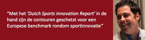 In de afgelopen maanden zijn nagenoeg alle Nederlandse sportinnovatiebedrijven geanalyseerd. Het resultaat is te vinden in het ‘Dutch Sports Innovation Report’. Arno Hermans maakt ons alvast lekker > bit.ly/36yvZ3E
