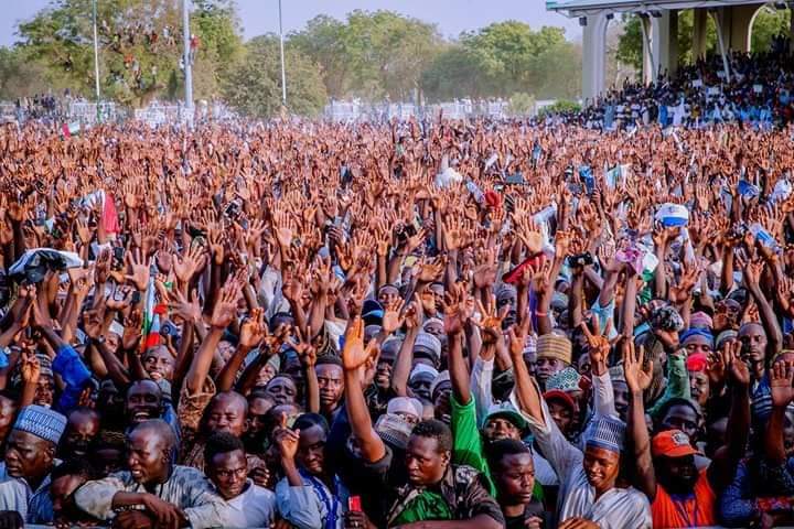 MalaTujjani73's tweet photo. #2YearsMemory.
President @MBuhari attends Campaign Rally in Jigawa State on 2nd Feb 2019, @KashifuInuwa PHOTOS:📸 @BayoOmoboriowo https://t.co/k8MngOf77b