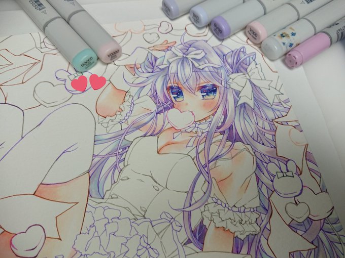 髪ã®Vç³»ã®è²ãã¹ãã£ã³ããŠãåºããšãããªâŠ(æ¯åºŠã®åŠãâŠ)
#THäœæ¥éçš
#ãªãªãžãã«