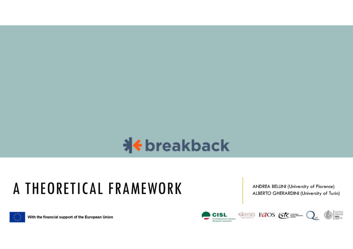 #Servicing is a non-exclusive strategic choice for #tradeunions. It combines with #organising in several ways, producing different forms of conflict and/or cooperation between the #socialpartners. More on <a href="/ndreabellini/">Andrea Bellini</a> theoretical framework 👇breakback.cisl.it/images/Project…