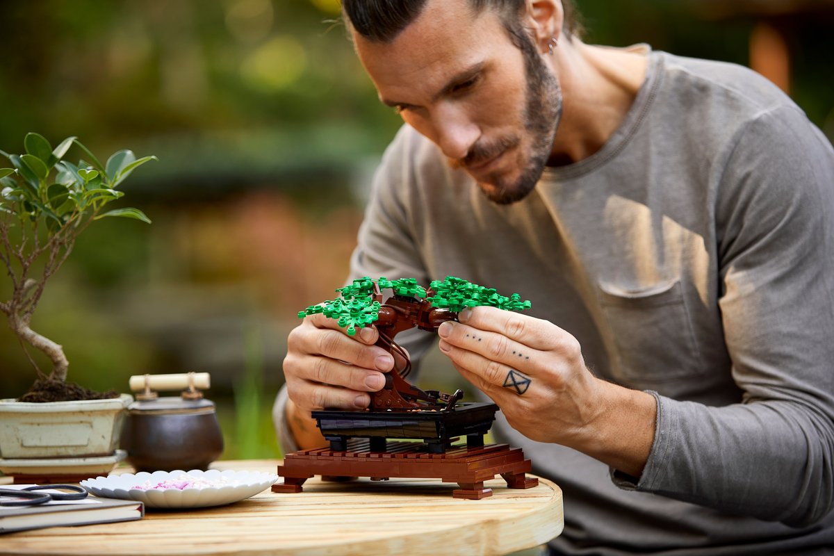 lacriaturacreat's tweet photo. LEGO lanza kits para construir flores y bonsáis para ayudarnos a «desconectar y relajarnos» en casa >>> https://t.co/0IPpLWIYIn https://t.co/O7PieIUdkA