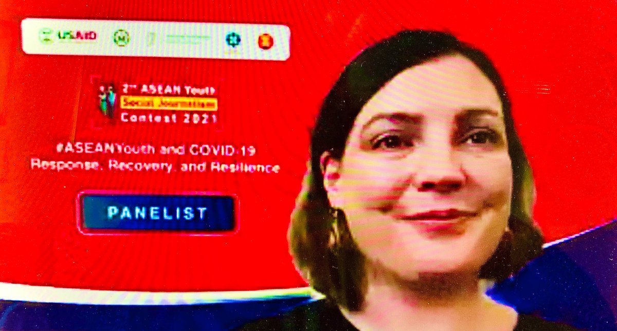 IrlEmbIndonesia's tweet photo. “...Covid-19 will have impacts beyond the disappearance of the virus and it’s critical that you have a say in your future and how your country emerges from this crisis” Ambassador Olivia Leslie at today’s #AYSJ2021 webinar #YouthSocialJournalists #ASEANisLit https://t.co/mfT7f5xMHI