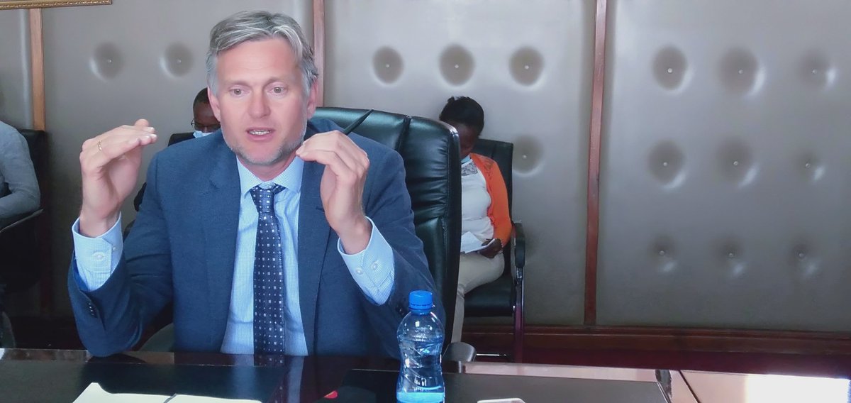 AnnMbiruru's tweet photo. . @denmarkinkenya Ambassador @MFASustGrowth restated commitment to support response towards Covid-19. ~"#SafeTrade initiative is so crucial & we need to keep the momentum so as not to lose jobs or lives of pple who depend on trade." #TeamEurope #Moving4WardTogether https://t.co/GETNv7iKC0