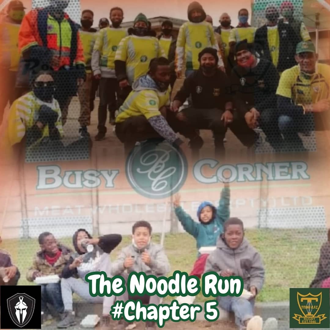 TitansRFC's tweet photo. We at it again... Titans Rfc Noodle run.. Outreach Project.. Phumlani Next On the list.. Let's Do this Brothers.. #CapeRugbyTV #community #Outreach #sarugby #wprugby #grassypark https://t.co/xUry1E6kvL