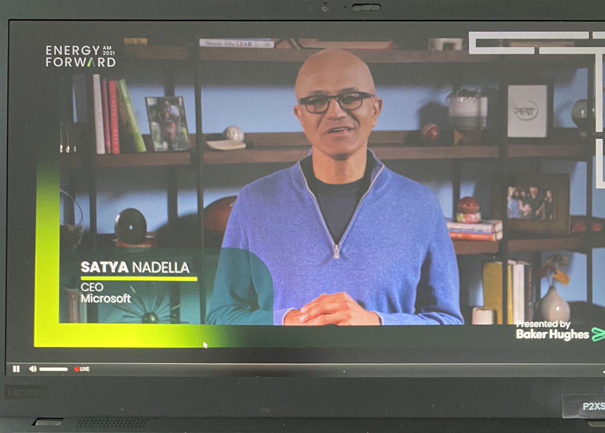 Collaboration and wellbeing together with technology are key issues in our company success in future says <a href="/Microsoft/">Microsoft</a> CEO <a href="/satyanadella/">Satya Nadella</a> at virtual #bham2021