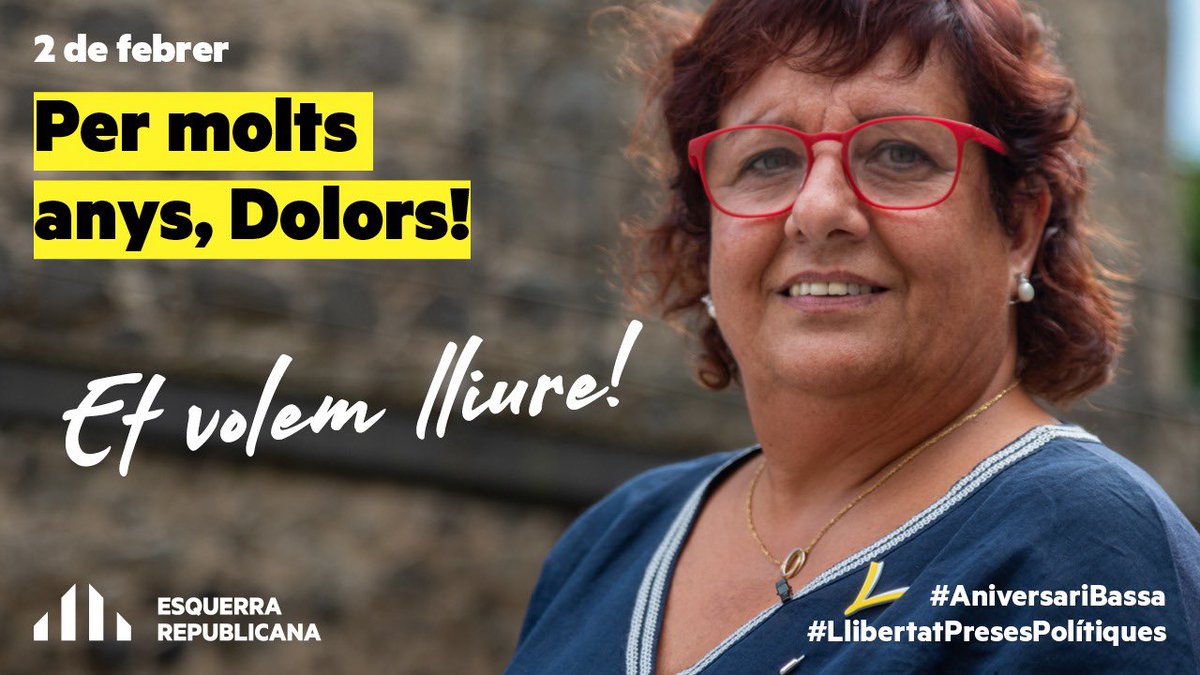 MarcPuigtio's tweet photo. PER MOLTS ANYS DOLORS!!!! #AniversariBassa #FreeBassa #FreeThemAll #Amnistia https://t.co/77fVHD6RxM