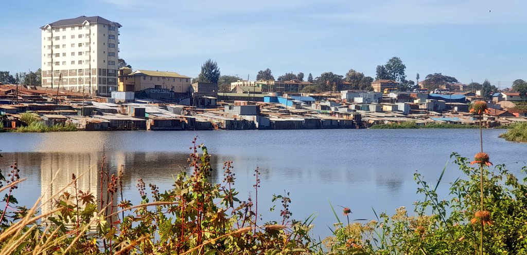 As it exists City Park, Kibagare river cuts across Thika road and flows through Pangani and Mathare, marking the boundary between the two neighborhood.Kibagare river's journey ends about a kilometre later when it joins Mathare river near Mathare Section 3C.End.